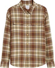VISVIM Lumber Check Flannel Button-Up Shirt