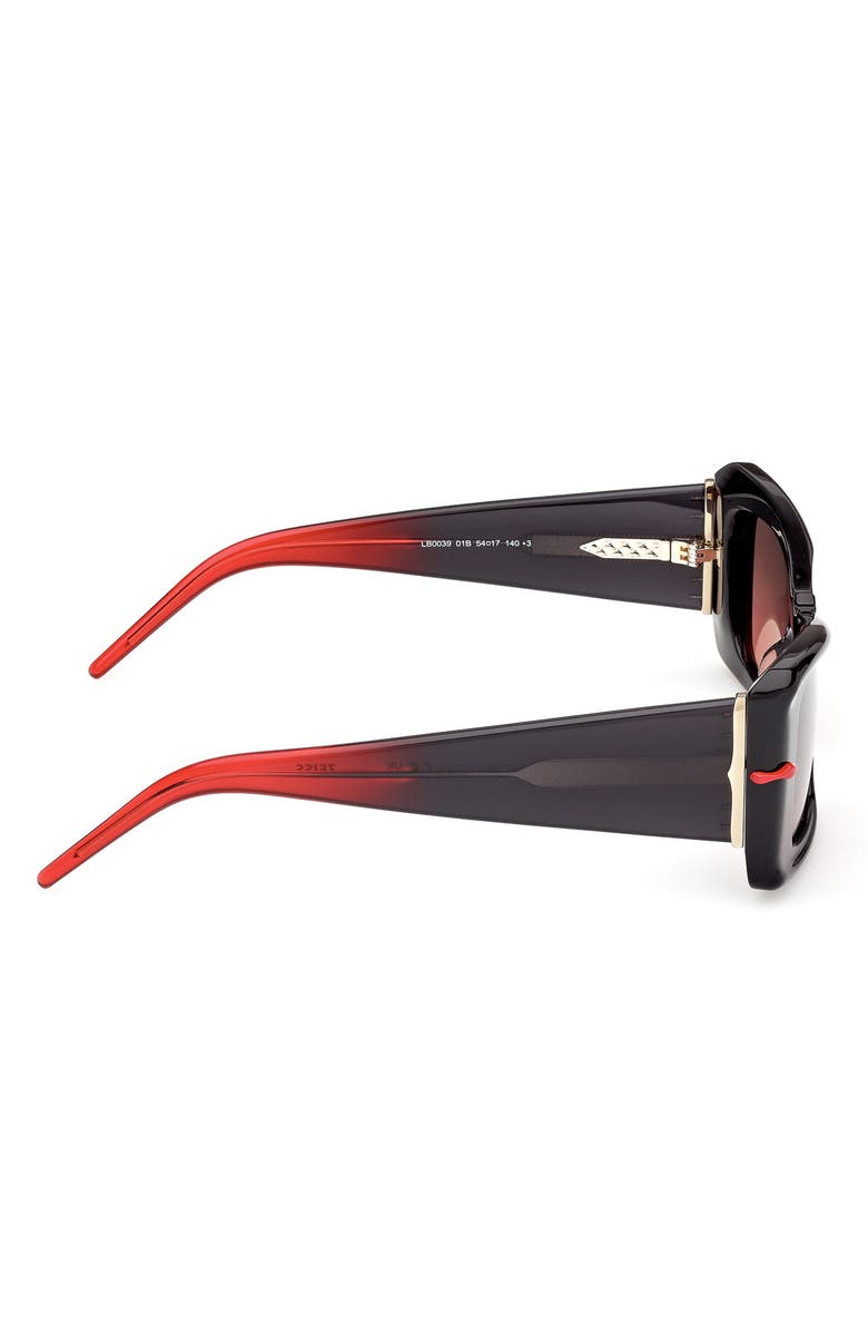 Christian Louboutin 54mm Butterfly Sunglasses, Alternate, color, 