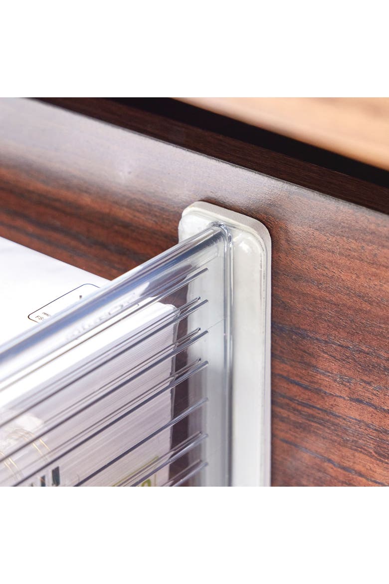 Plastic Adjustable Deep Drawer Dividers - Set of 8 - Clear, Alternate, color, Clear
