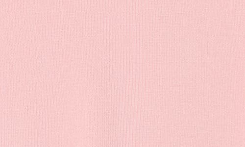 Cotton Emporium Bow Embellished Short Sleeve Crop T-shirt In Baby Pink