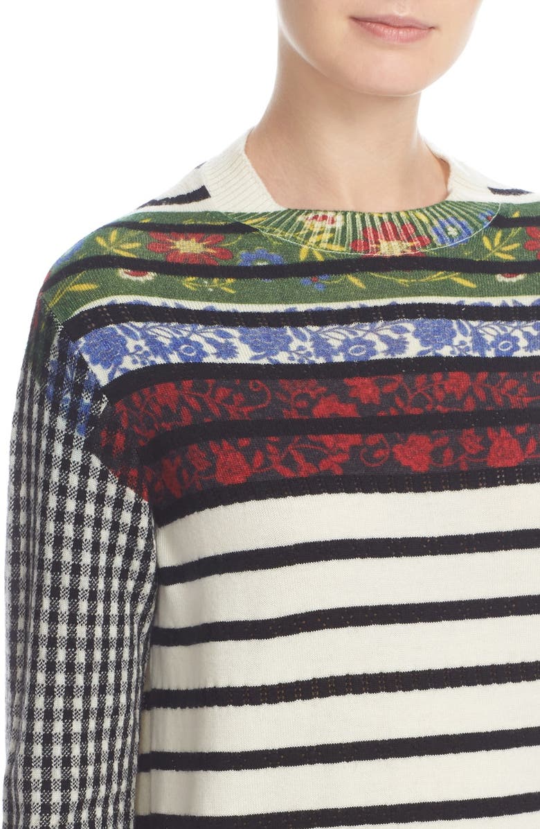 Tao Comme des Garçons Tricot Comme des Garçons Worsted Wool Sweater, Alternate, color, 