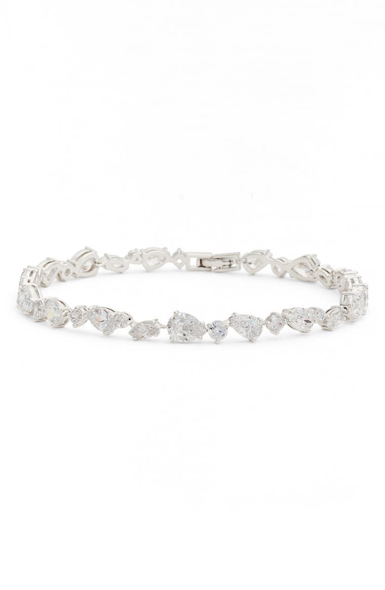 Nadri Ava Line Bracelet, Main, color, 