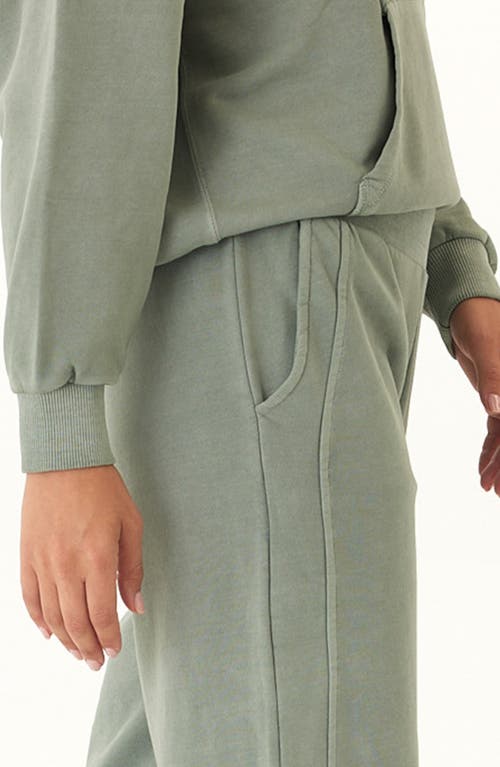 Threads 4 Thought Esmeralda Mineral Wash Wide Leg Pants In Green