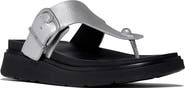 FitFlop Gen FF Buckle Tumbled Leather Toe Post Sandals