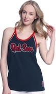 G-III 4HER BY CARL BANKS Women's G-III 4Her by Carl Banks Red Boston Red Sox Curveball Racerback Tank Top