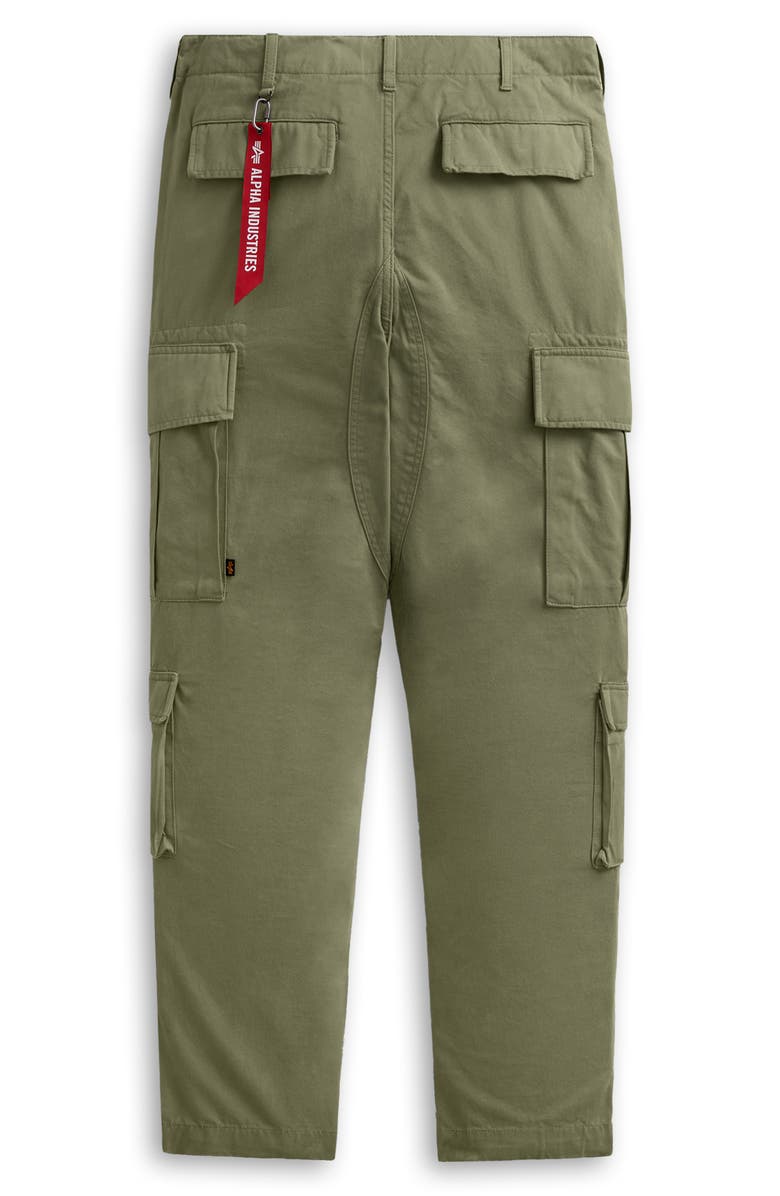 Alpha Industries ACU Straight Leg Cargo Pants, Alternate, color, Og-107 Green