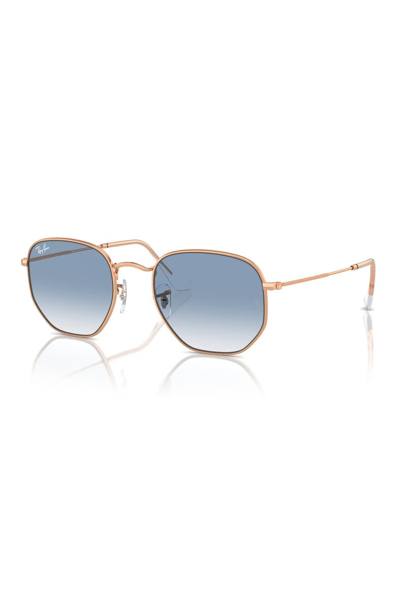 51mm Gradient Aviator Sunglasses, Alternate, color, BLUE GRADIENT
