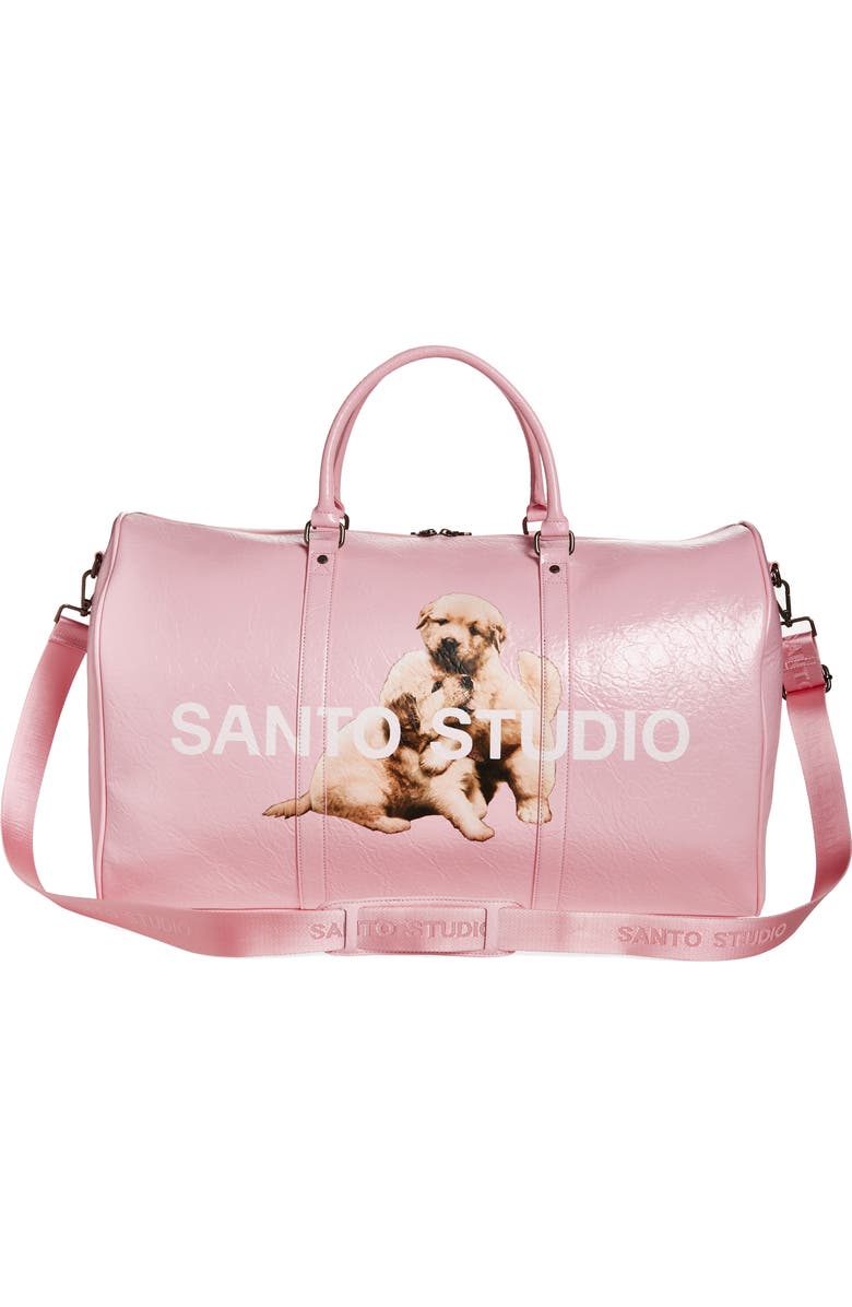 SANTO STUDIO Chiquis Pink Duffel Bag, Alternate, color, Pink