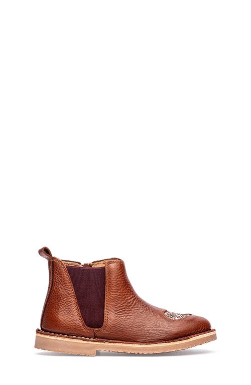 CHILDRENCHIC Kids' Monica Chelsea Boot in Brown 