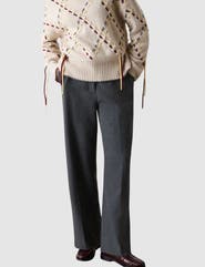 Whistles High Rise Straight Trouser