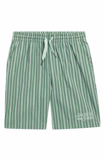 Scotch & Soda Kids' Stripe Drawstring Shorts