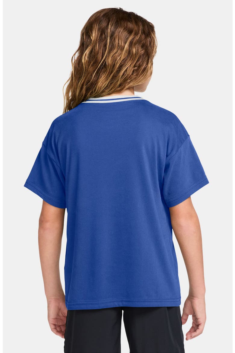 Kids' Dri-FIT Swoosh Graphic T-Shirt, Alternate, color, GAME ROYAL