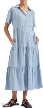 Ripe Maternity Macy Longline Linen Dress