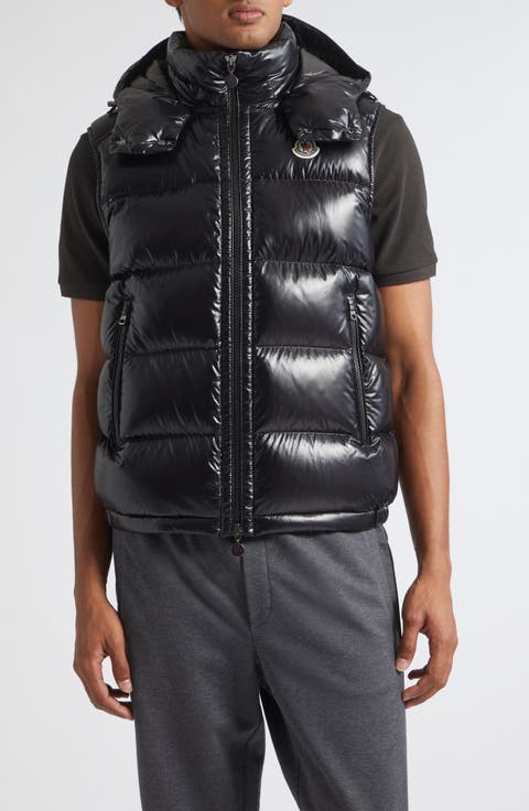 Bormes Down Puffer Vest with Removable Hood