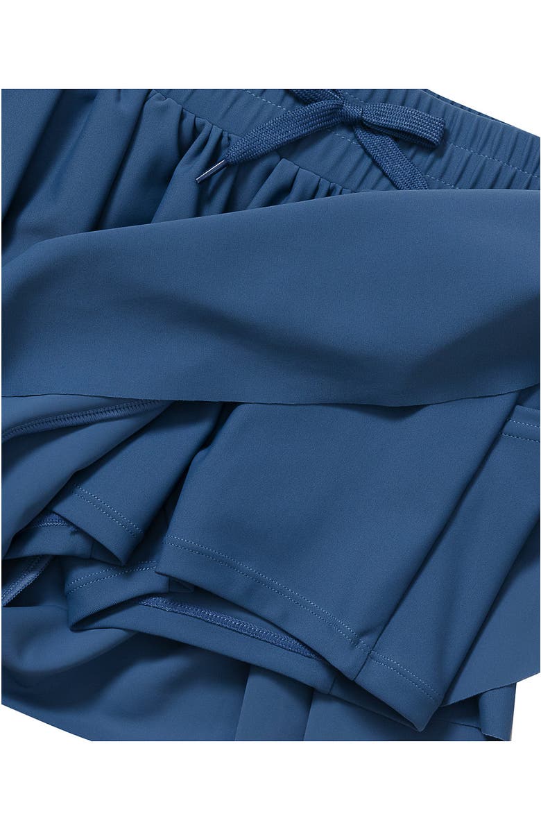 Lands' End Girls Active Flutter Shorts, Alternate, color, Copen Blue