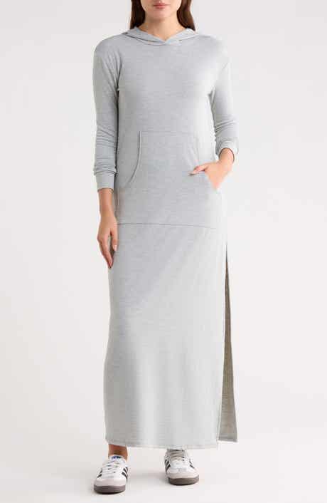 GO COUTURE Hooded Long Sleeve Dress