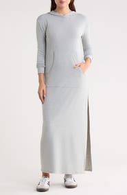 GO COUTURE Hooded Long Sleeve Dress