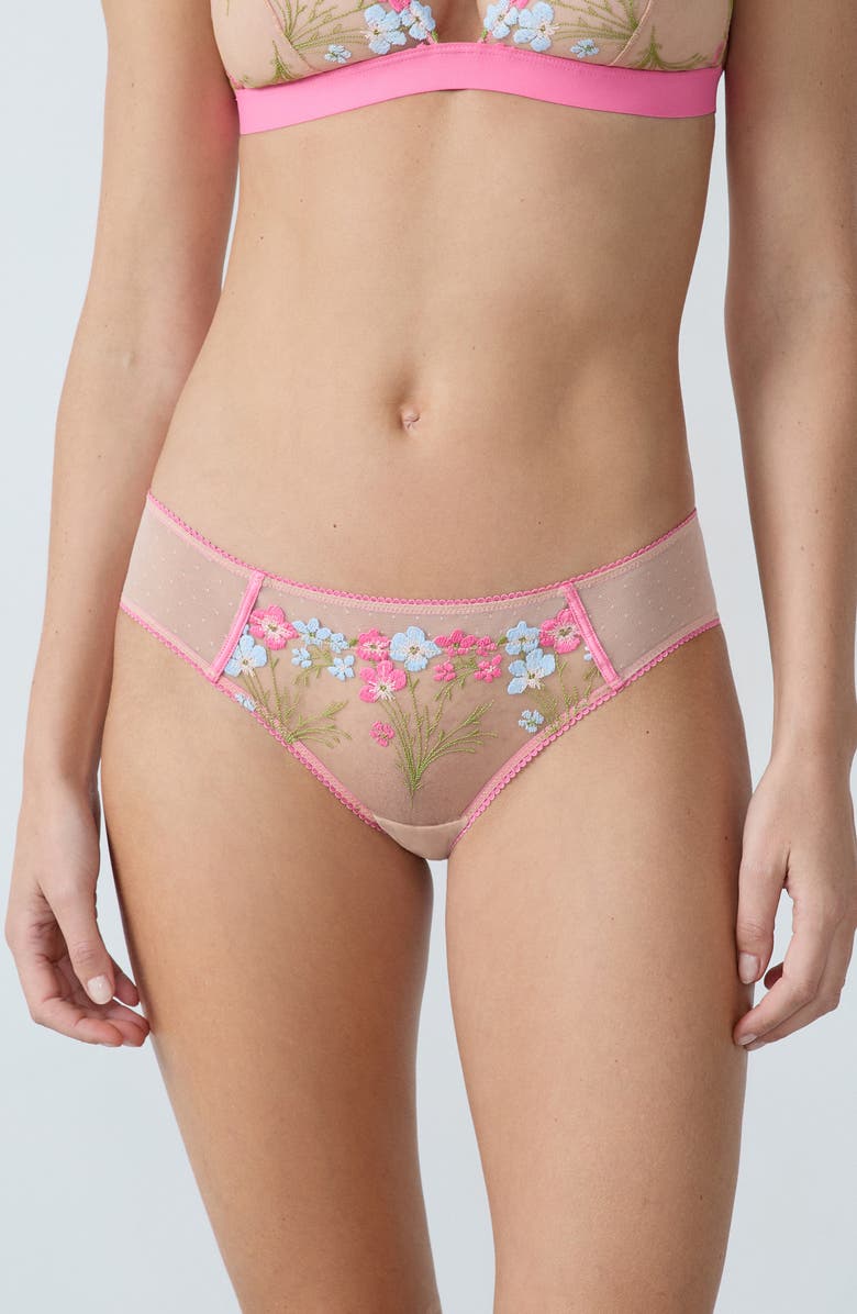 Etam Douceur Hipster Briefs, Main, color, Azure Blue