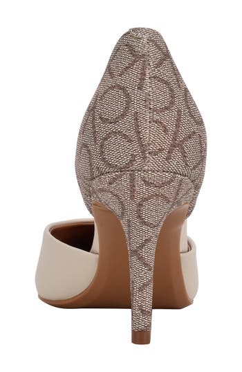 Calvin Klein Gloria D'orsay Pump In Dark Ivory