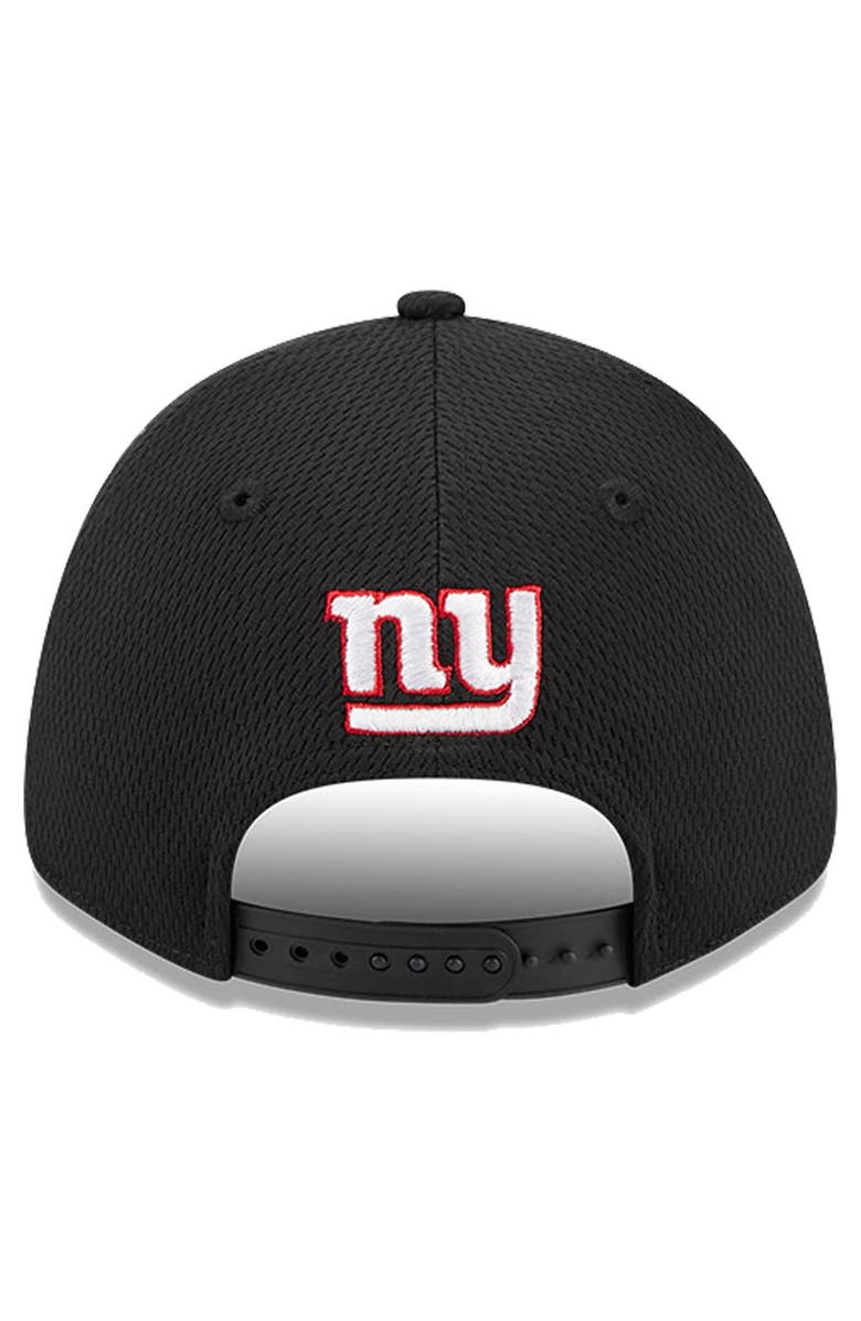 New Era Men's New Era Black New York Giants Top Visor 9FORTY Adjustable Hat, Alternate, color, 