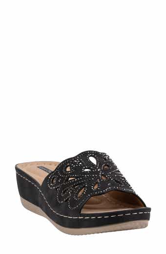 Izzy Embellished Wedge Sandal