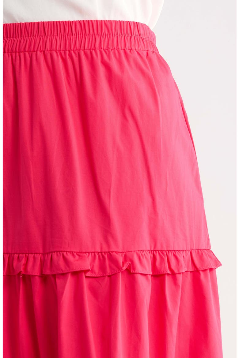 Isabel Ruffle Maxi Skirt, Alternate, color, FUCHSIA