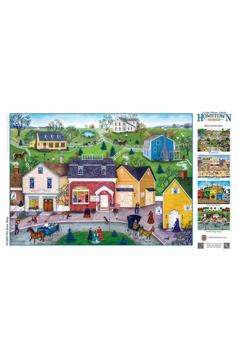 The Dress Shop 1000 Piece Jigsaw Puzzle, Alternate, color, Multicolor