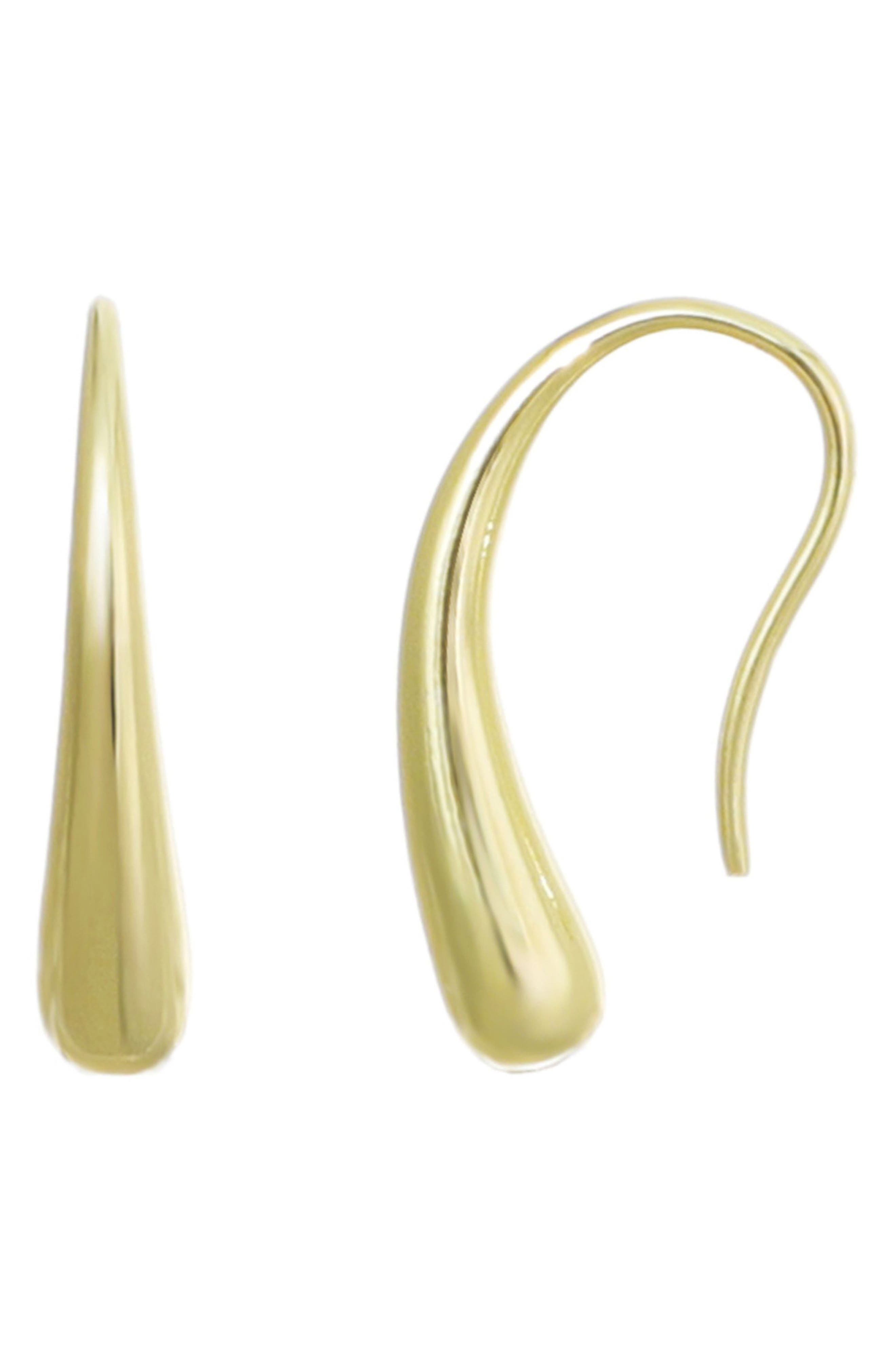 Adornia Teardrop Wire Earrings