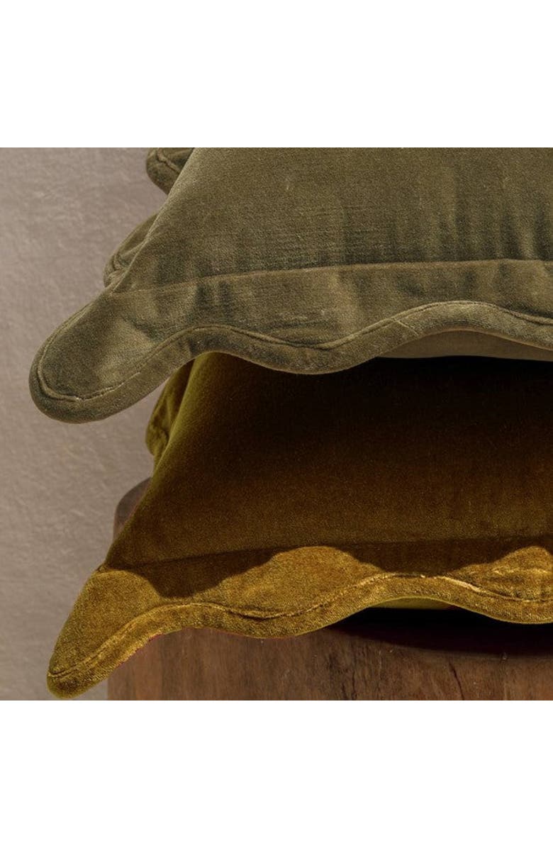 Mela Artisans Scallop Velvet Pillow - Cover Only, Alternate, color, 