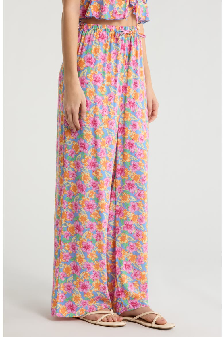 Malibu Cove Print Pants, Alternate, color, BLUE