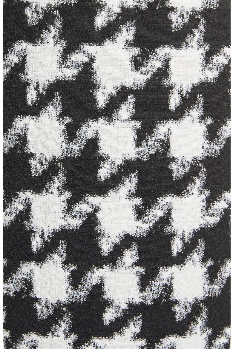 Riami Houndstooth Pencil Skirt, Alternate, color, BLACK/ WHITE