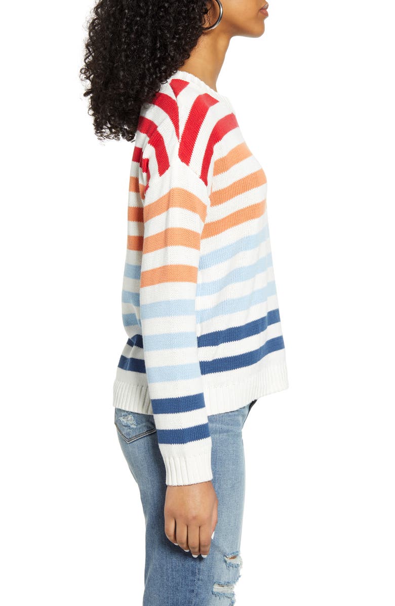 MINKPINK Without a Doubt Stripe Sweater, Alternate, color, 