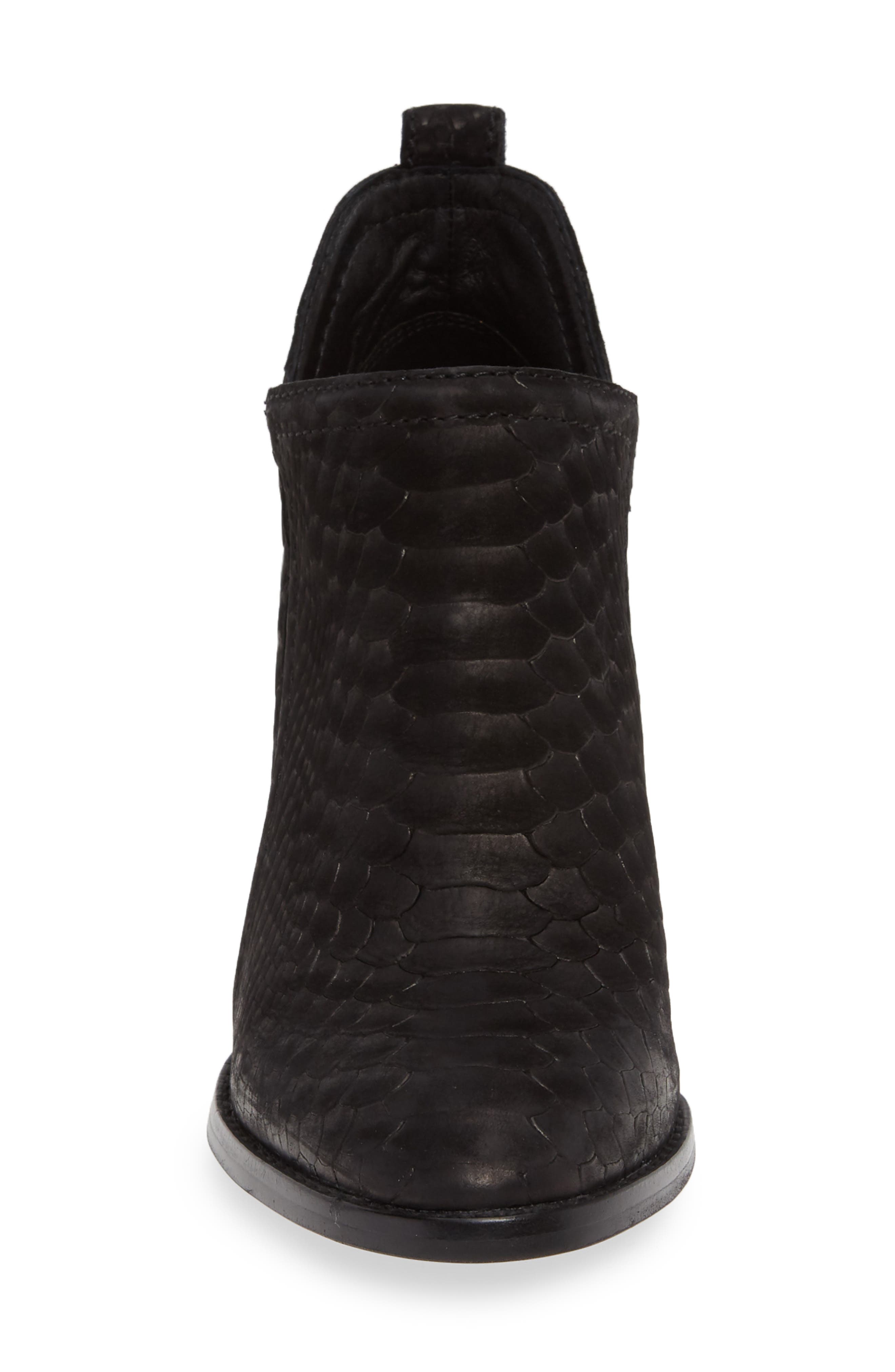 Jeffrey Campbell Rowlan Snakeskin Embossed Bootie, Alternate, color, 