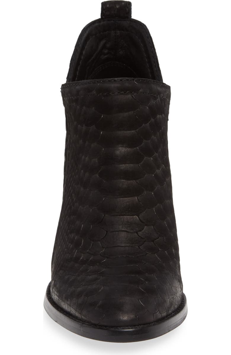 Jeffrey Campbell Rowlan Snakeskin Embossed Bootie, Alternate, color,
