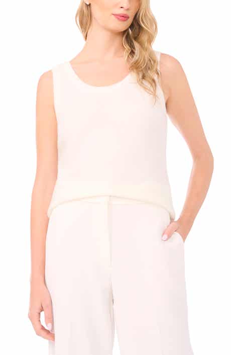 Scoop Neck Sleeveless Sweater