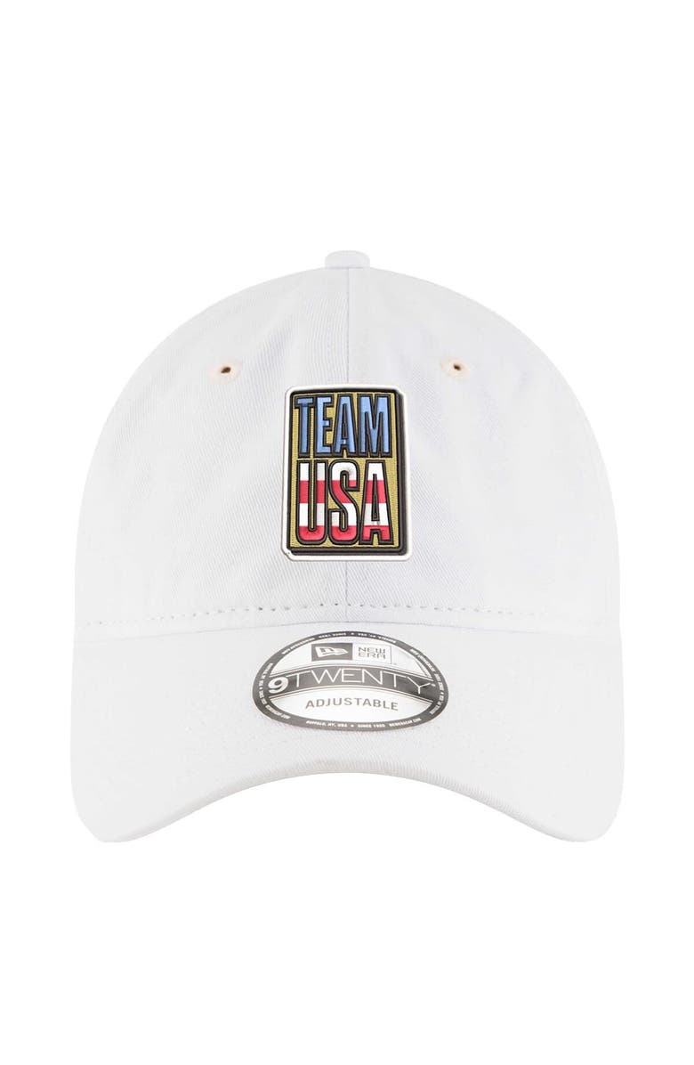 New Era Men's New Era White Looney Tunes x Team USA SQ 9TWENTY Adjustable Hat, Alternate, color, White