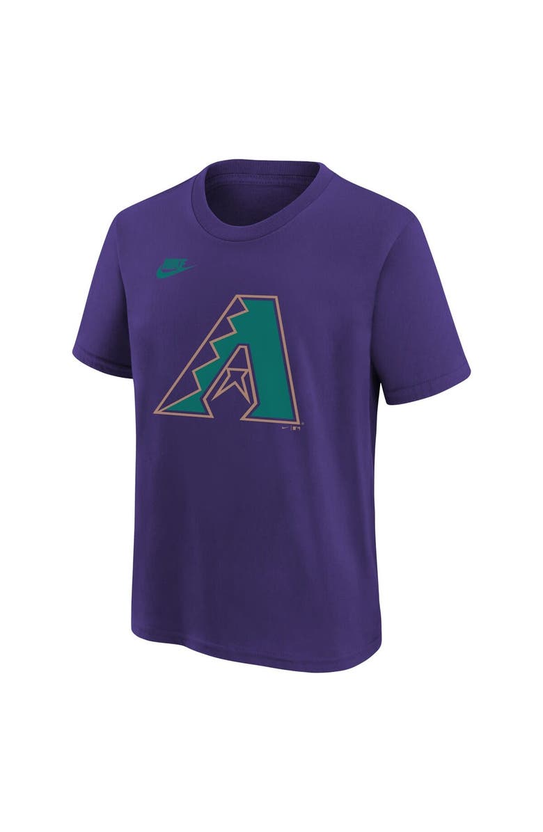 Nike Youth Nike Purple Arizona Diamondbacks Team Logo T-Shirt, Alternate, color, 
