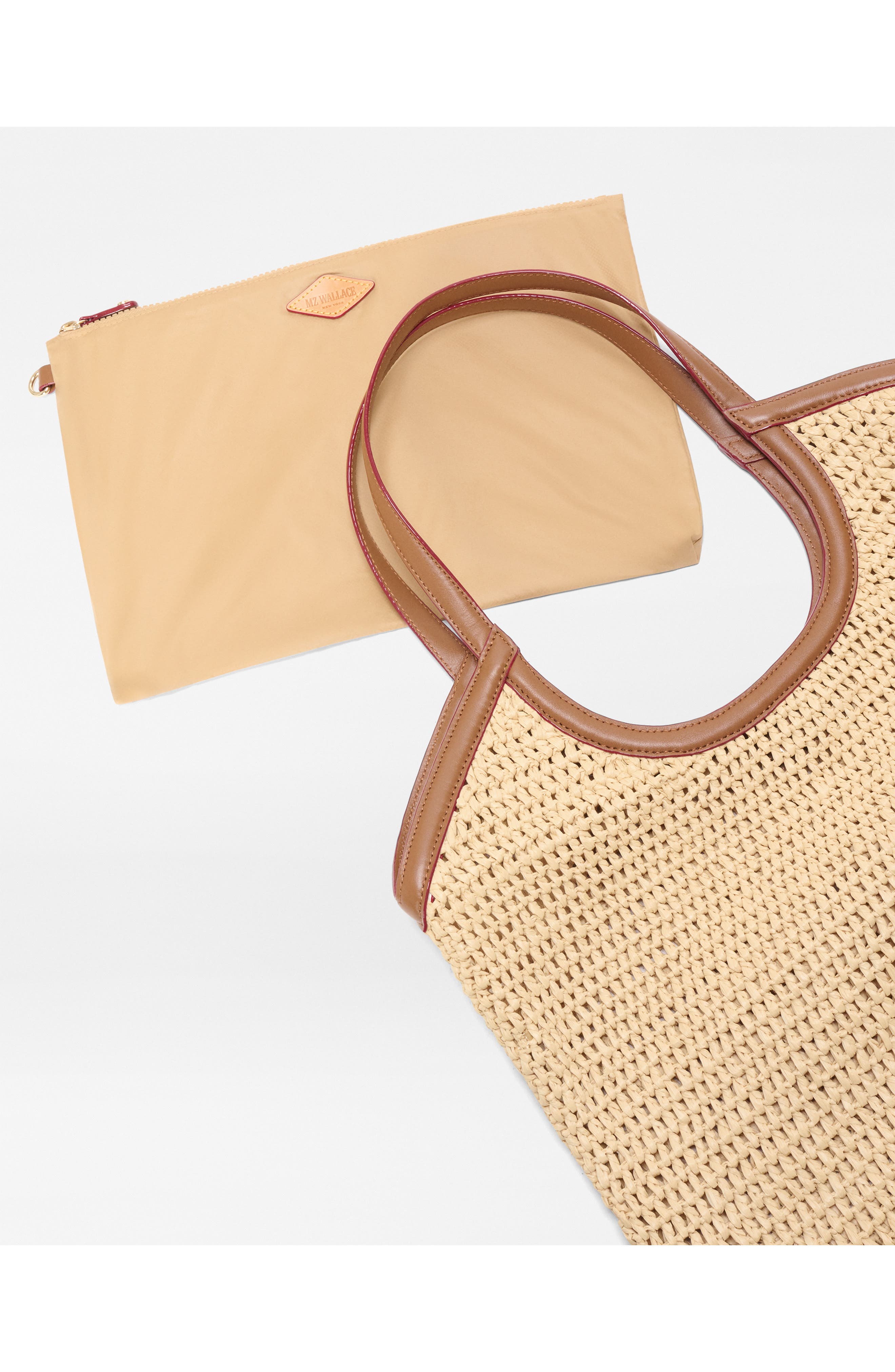 Large Georgica Crochet Tote, Alternate, color, CAMEL