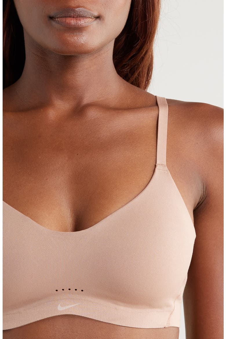 Alate Minimalist Dri-FIT Padded Sports Bra, Alternate, color, 283 DSRTDT/WHITE