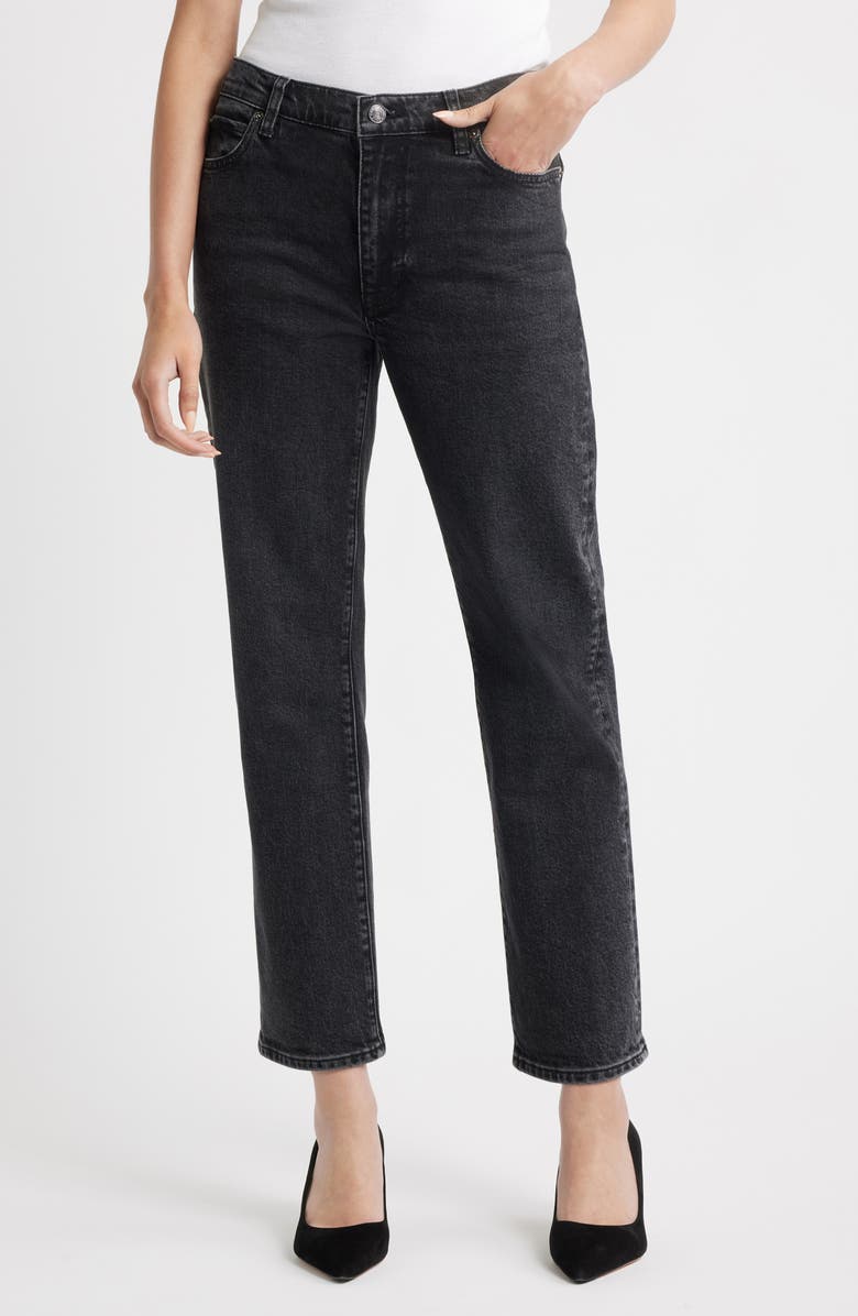 FRAME The Borrowed Mid Rise Boyfriend Jeans, Alternate, color, Deco