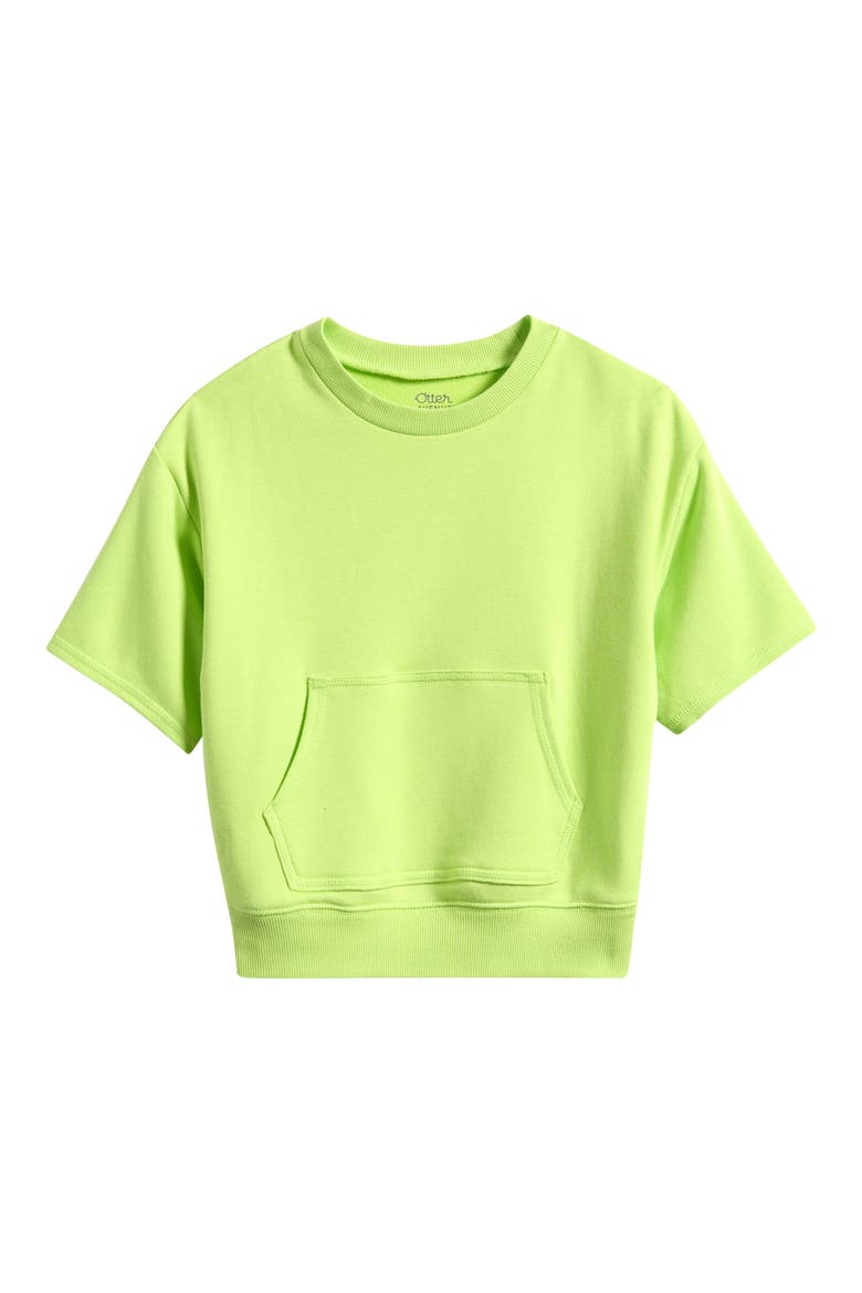 Kids' Wide Sleeve Sweatshirt, Main, color, LIME TIME