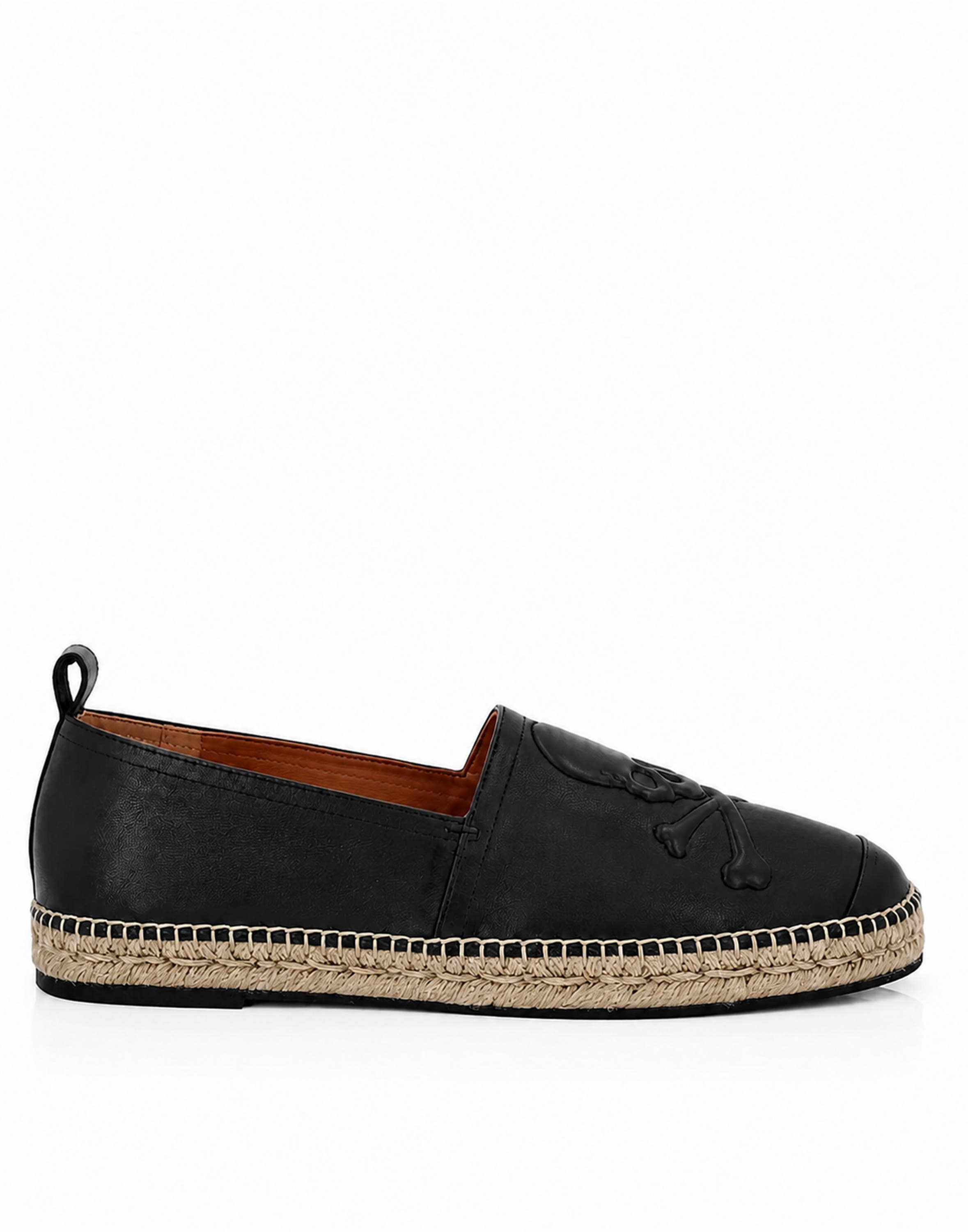 Nappa Leather Espadrillas Skull Men, Alternate, color, black