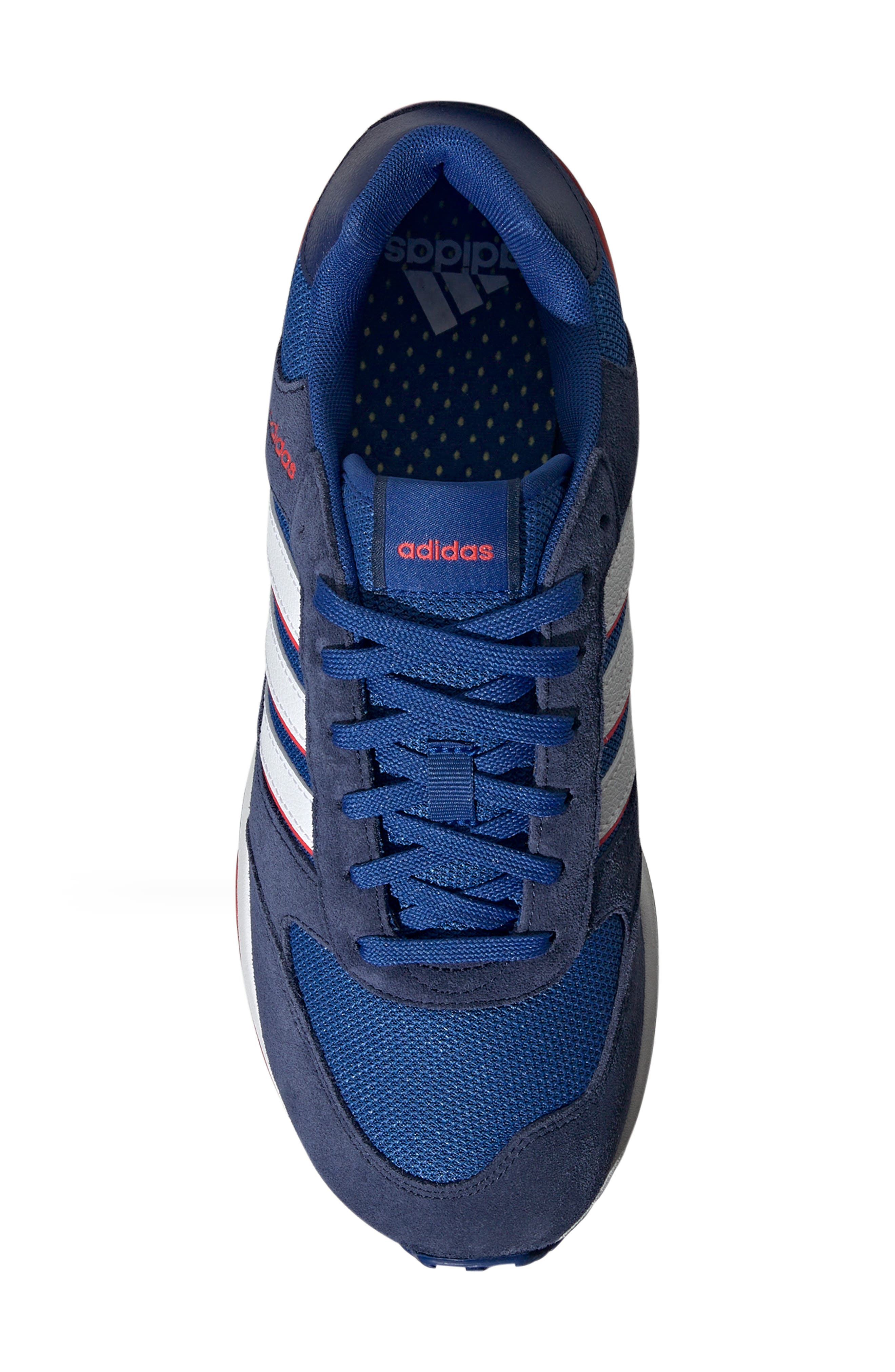 adidas Run 80s Sneaker, Alternate, color, Dark Blue/ White/ Red