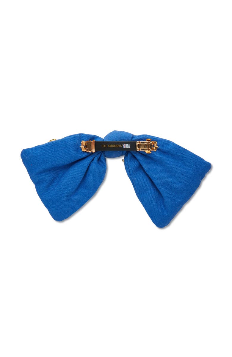 Lele Sadoughi NBA New York Knicks Bow Barrette, Alternate, color, 