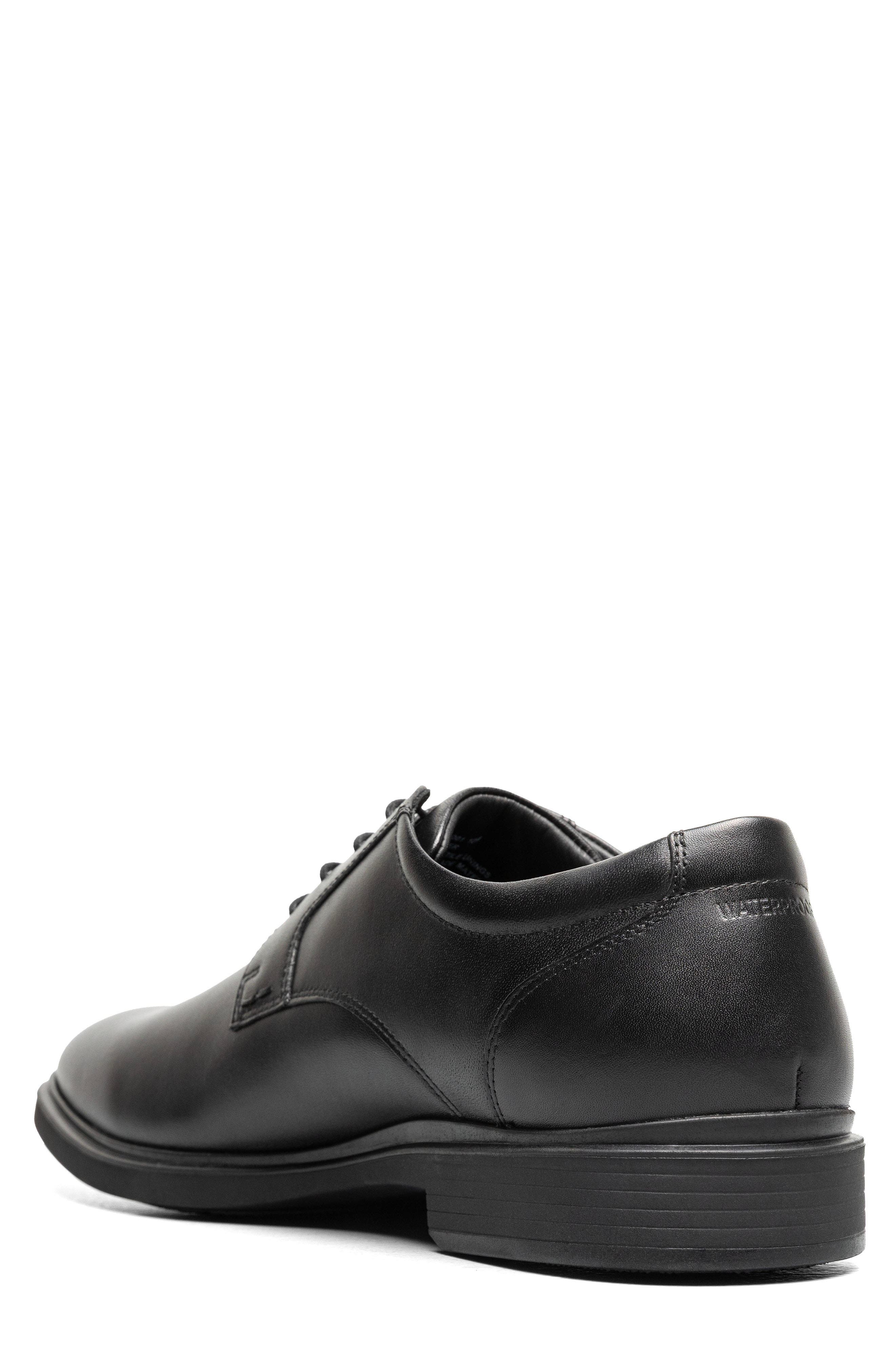 Forecast II Waterproof Plain Toe Oxford, Alternate, color, BLACK