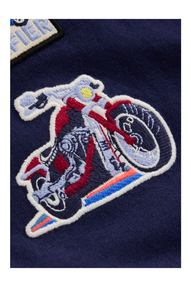 Kids' Short Sleeve Badge T-Shirt, Alternate, color, NAVY CARS