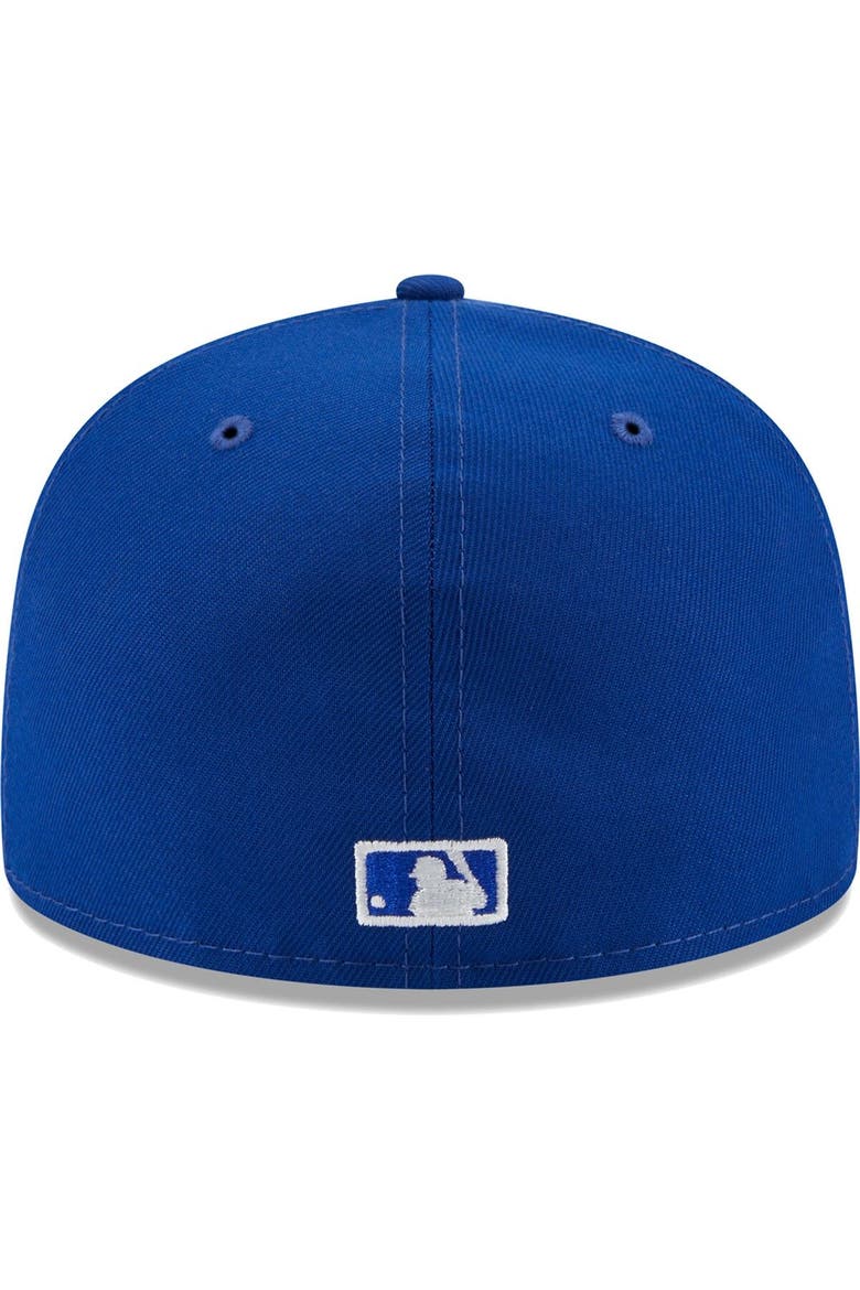 Men's New Era Royal Chicago Cubs 100th Anniversary Spring Training Botanical 59FIFTY Fitted Hat, Alternate, color, Royal