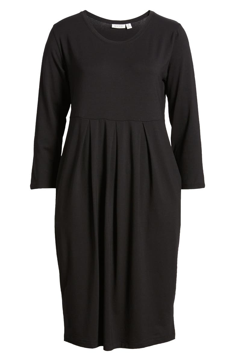 Masai Copenhagen Noma Long Sleeve Jersey Dress, Alternate, color, Black