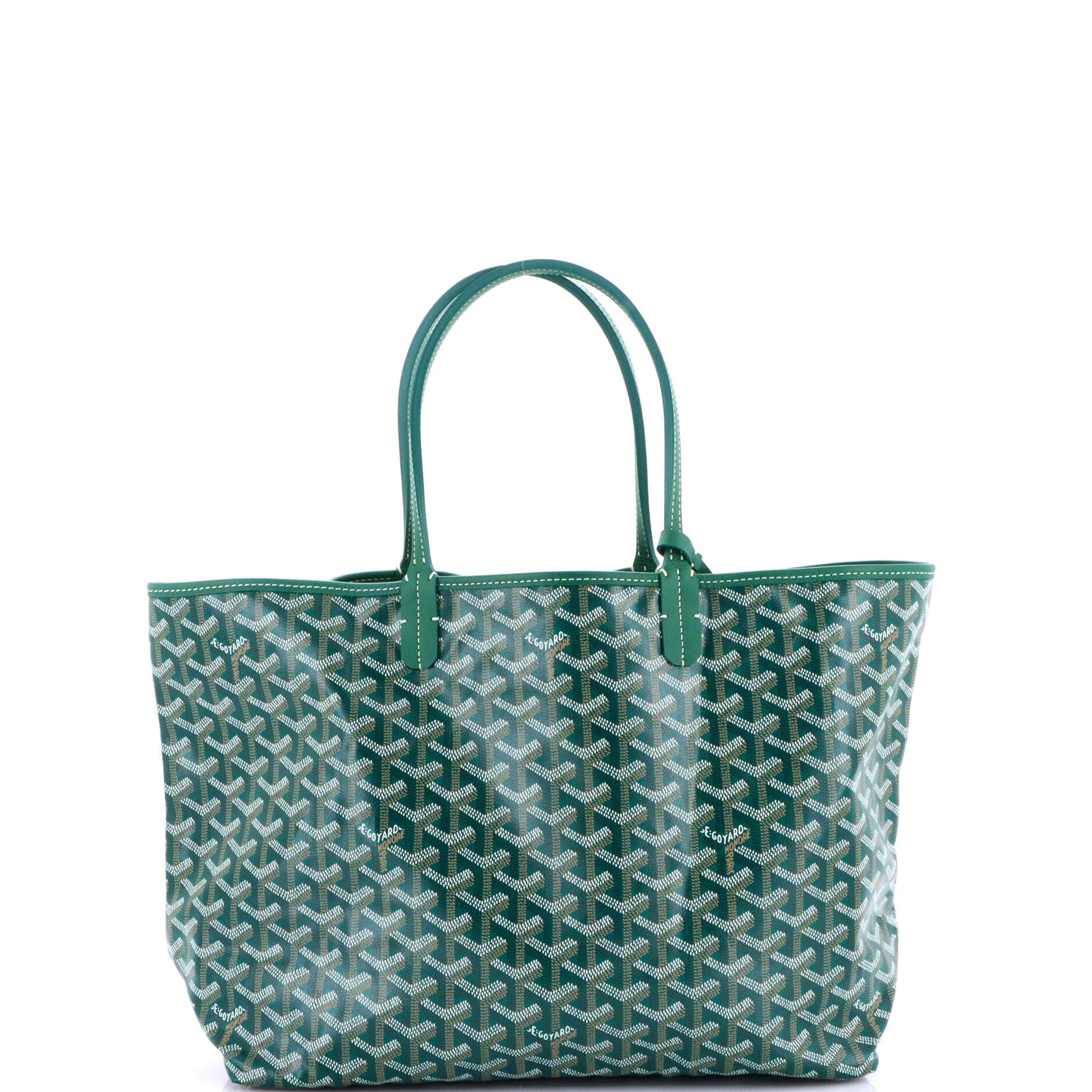 Pre-Owned Goyard Saint Louis Tote Coated Canvas PM, Alternate, color, Green