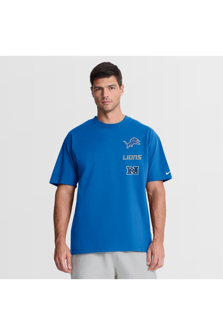 Men's Nike Blue Detroit Lions The Forward Heavyweight Max90 T-Shirt, Main, color, Blue
